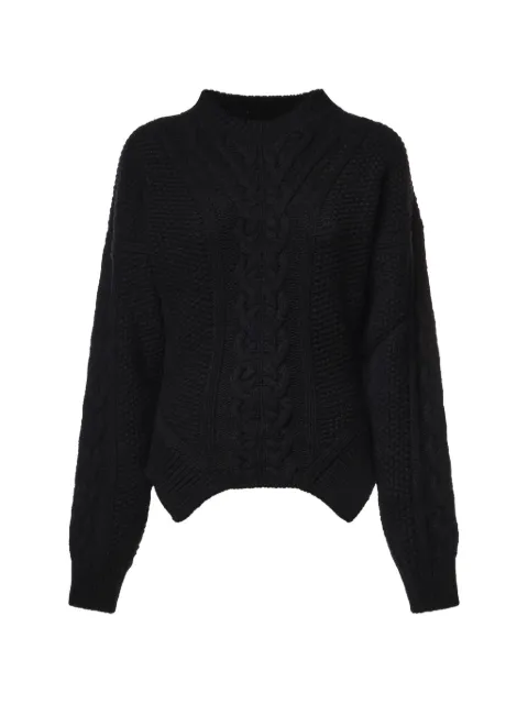 DONDUP cable-knit wool sweater Black DT446M01027D002