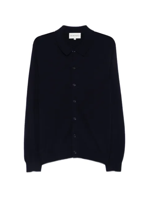 BOMPARD César shirt-collar cardigan Blue MO4477