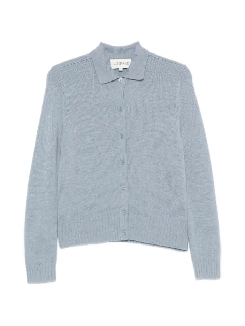 BOMPARD links-stitch cashmere cardigan Blue MO4473