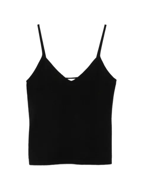 BOMPARD v-neck spaghetti-strap tank top Black MO4270N