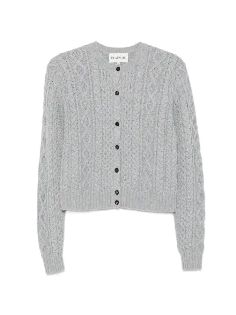 BOMPARD cable-knit cardigan Blue MO4409