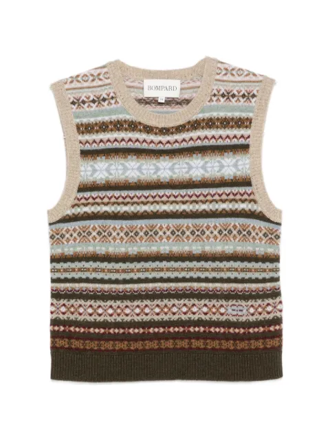 BOMPARD round-neck vest Neutrals MO4397