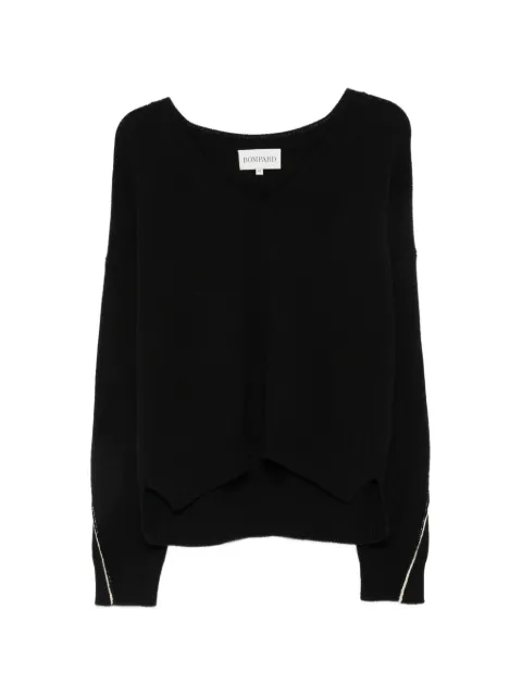 BOMPARD V-neck cashmere sweater Black MO4503