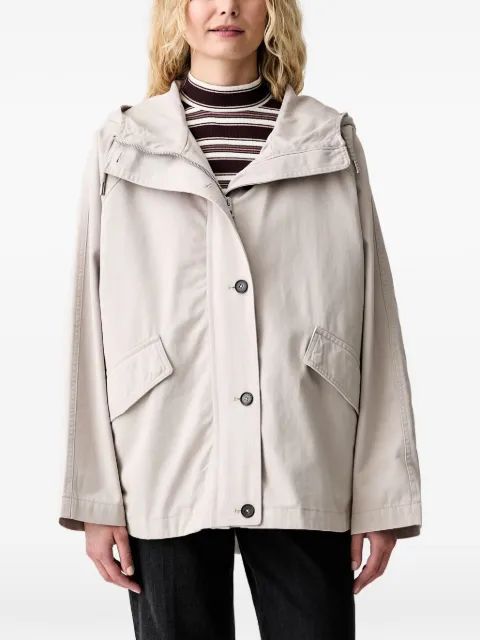 Marc O'Polo hooded button-front jacket Neutrals 5000011827