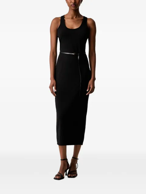 Michael Michael Kors belted racerback dress Black MT682WAH6J