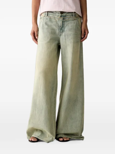 Miss Sixty beaded-chain flared jeans Blue 6M2JJ4450A
