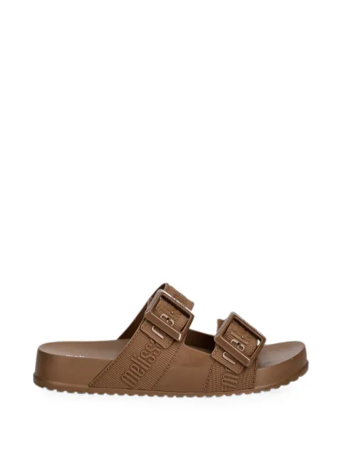 Melissa Cozy Slide M-Lover logo-print slides Brown 35849