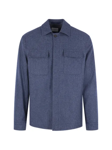 Eleventy button-fastening flap-pocket coat Blue N75GIAK08BTCRNTES0N04719