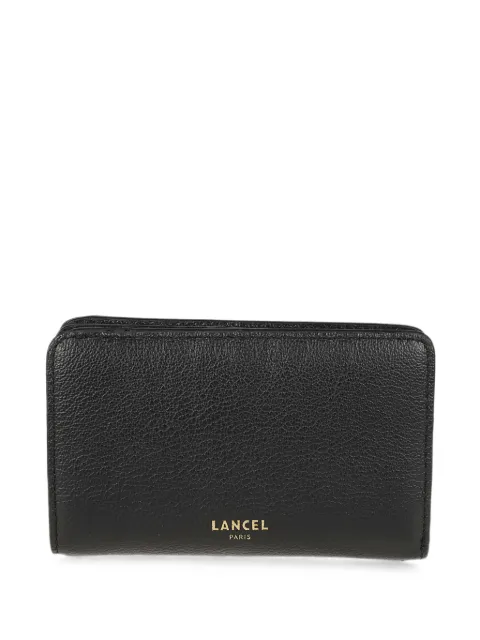 Lancel BCBG logo-print leather wallet Black A14019