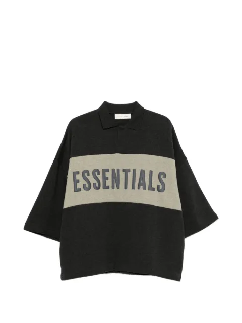 FEAR OF GOD ESSENTIALS Essentials logo-print polo-shirt Grey RW00284