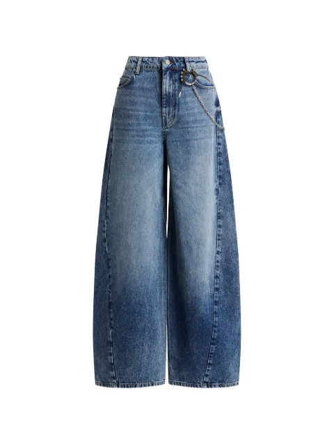 Essentiel Antwerp twisted-seam barrel-leg jeans Blue KAST