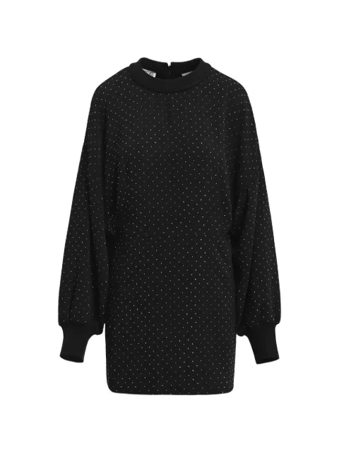 Essentiel Antwerp Kathleen rhinestone-embellished mini dress Black KATHLEEN