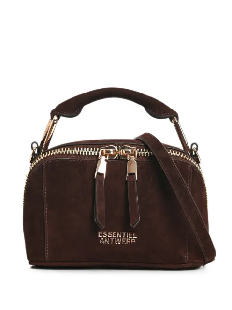 Essentiel Antwerp Mini Kyla suede shoulder bag Brown KYLACG09