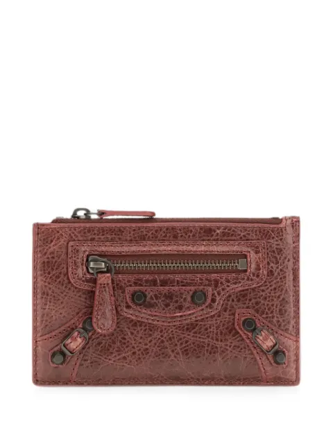 Balenciaga Le City long coin and card holder in berry red Red 8106072ABFY