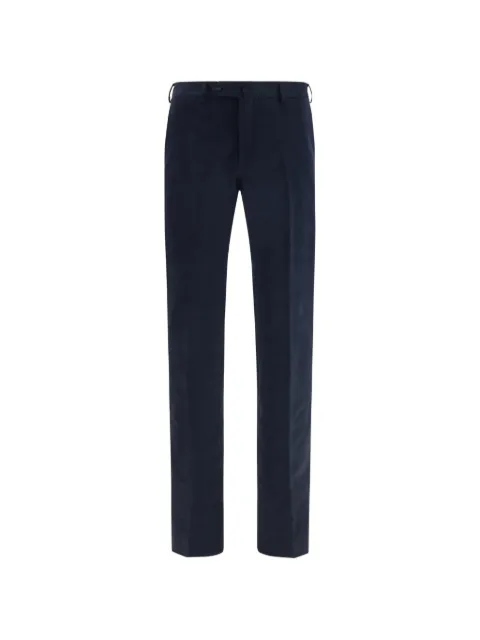 Germano 1952 corduroy-texture tailored trousers Blue 324G5817