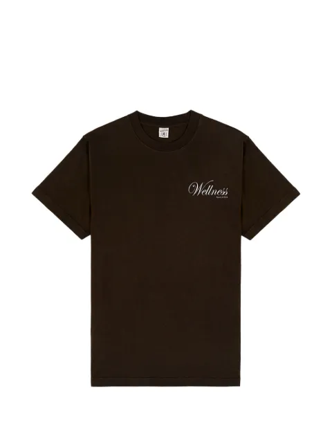 Sporty & Rich Soho cotton T-shirt Brown TO119711083BR29