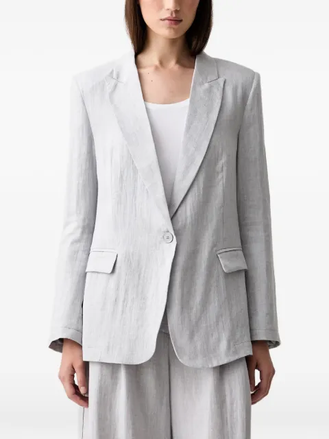 VICOLO single-breasted notched-lapels blazer Grey TAB0550