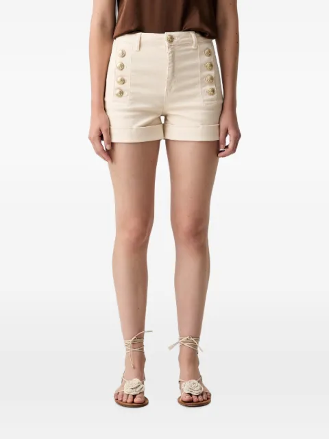 VICOLO button-embellishment short Neutrals DAB5298