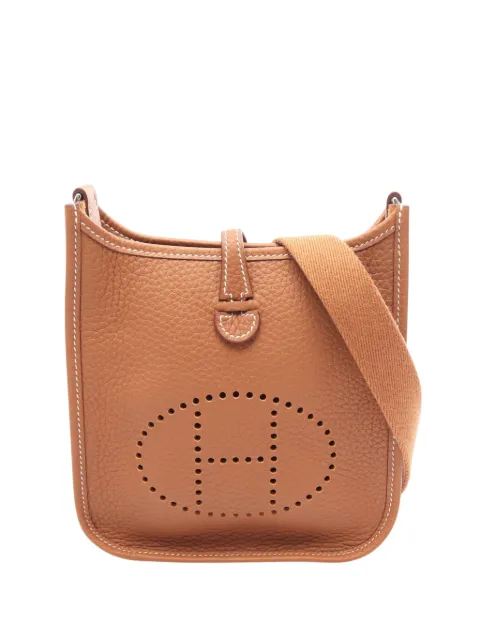 Hermès Pre-Owned 2018 Clemence Evelyne 16 Amazone crossbody bag Brown N95W6MJHIZLD71IY