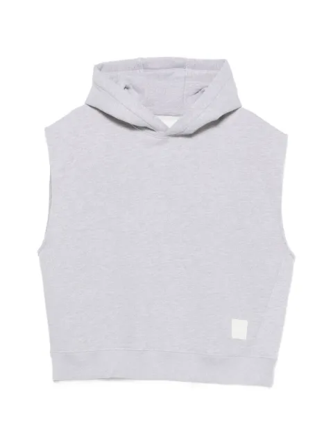 WOC sleeveless hoodie Grey 126SW208FD
