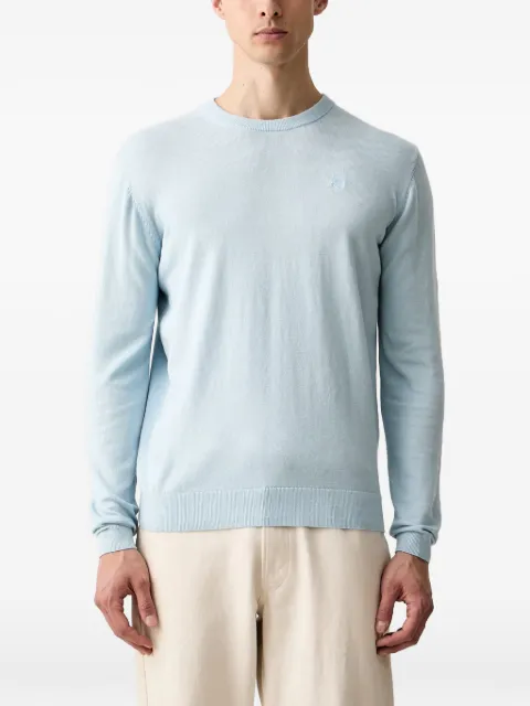 Karl Lagerfeld logo-embroidered sweater Blue 655000563300