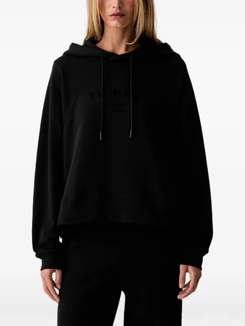 TWINSET logo-embroidered drawstring jumpsuit Black 262TP272B