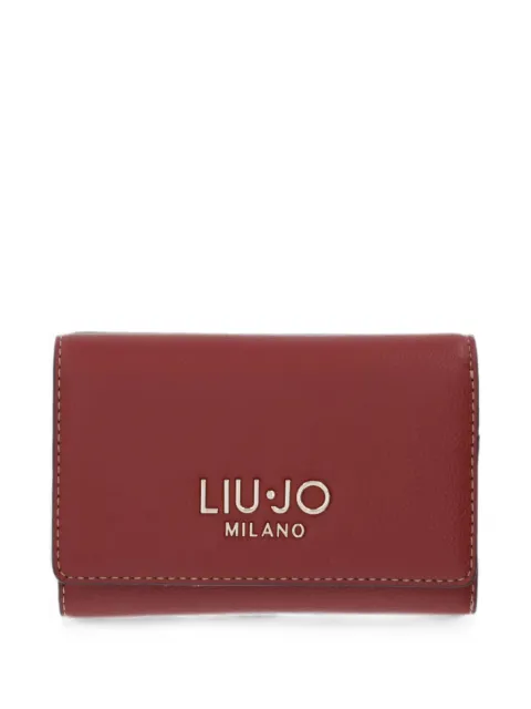 LIU JO logo-plaque wallet Red AF6172E1120