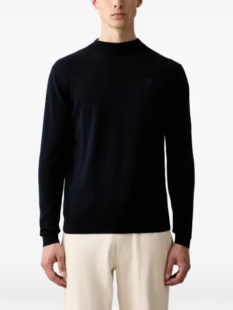 Karl Lagerfeld logo-embroidered sweater Blue 655002563300
