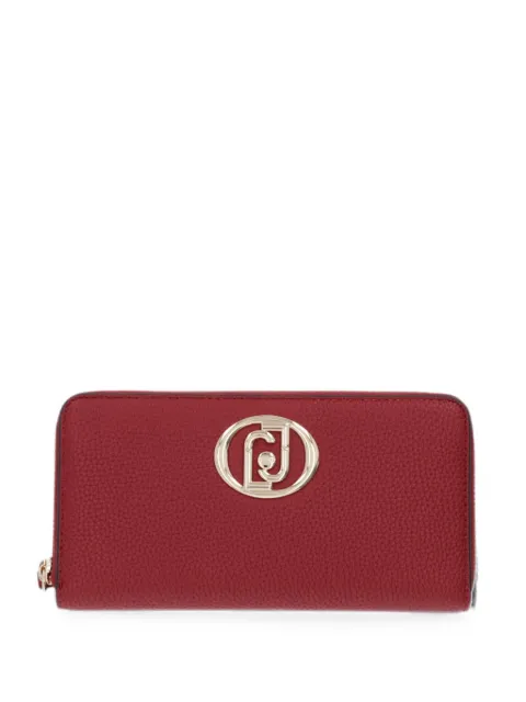 LIU JO logo-plaque wallet Red AF6105ES039