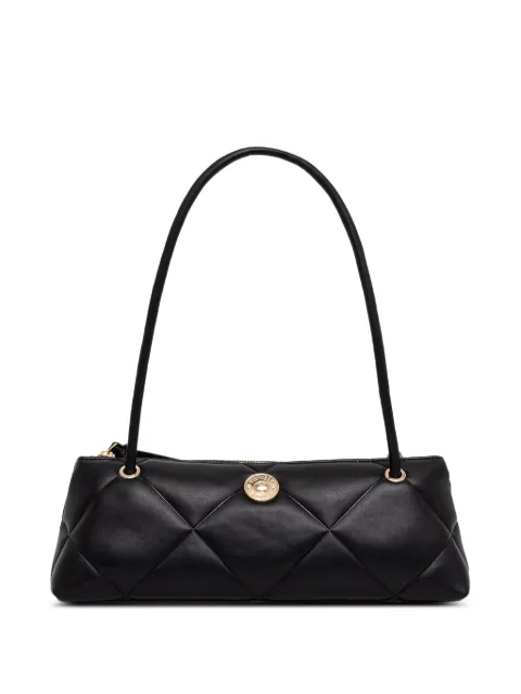 TWINSET quilted bowler bag with logo Black 262TB7082