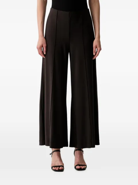 Joseph Ribkoff pintuck-detail palazzo pants Brown 251017F26