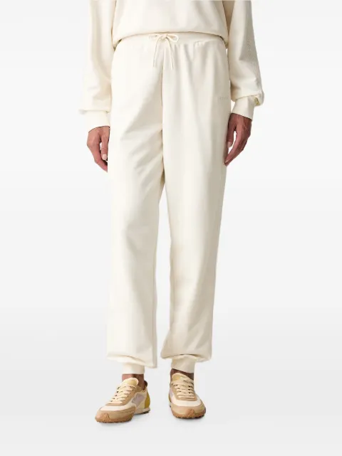GUESS USA logo-embroidered track pants White V6YB09K4292