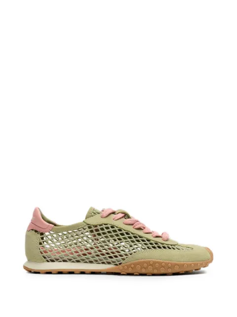 Hoff Bridge Fishnet mesh panelled sneakers Green 22661002