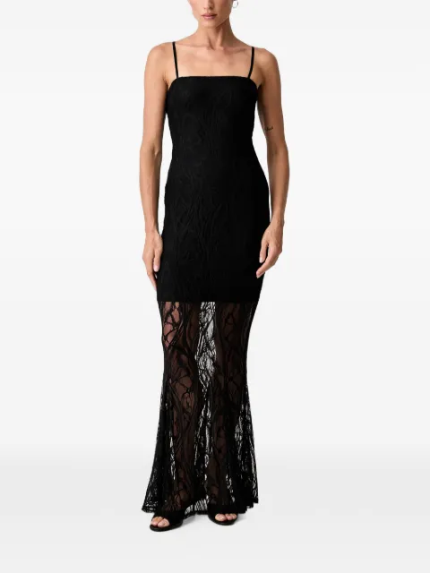 GUESS USA lace long dress Black W6YK12K4359