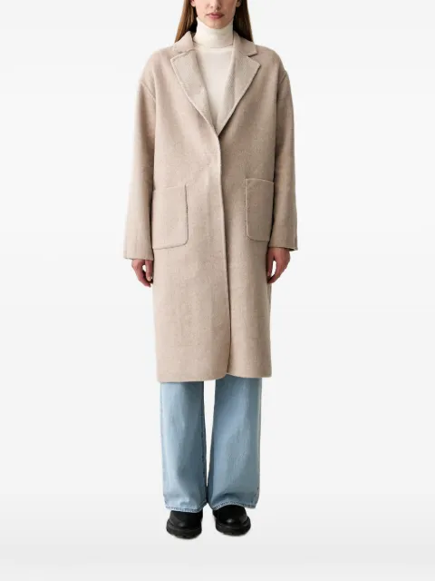 Joseph Ribkoff check-pattern reversible coat Neutrals 263913