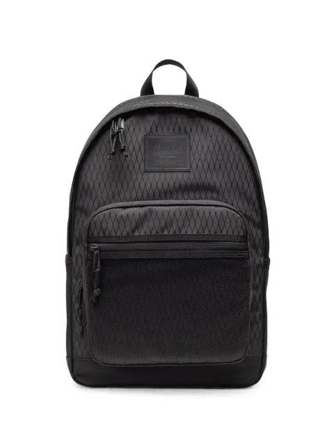 Herschel Supply Co. Kaine 28L diamond-quilted mesh-panel backpack Black 1181407391