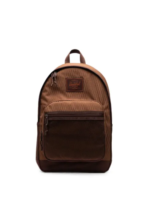 Herschel Supply Co. Kaine 28L diamond-quilted mesh-pocket backpack Brown 1181407791