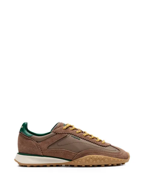 Hoff Bridge MKII suede-panelled logo-print sneakers Brown 22659410