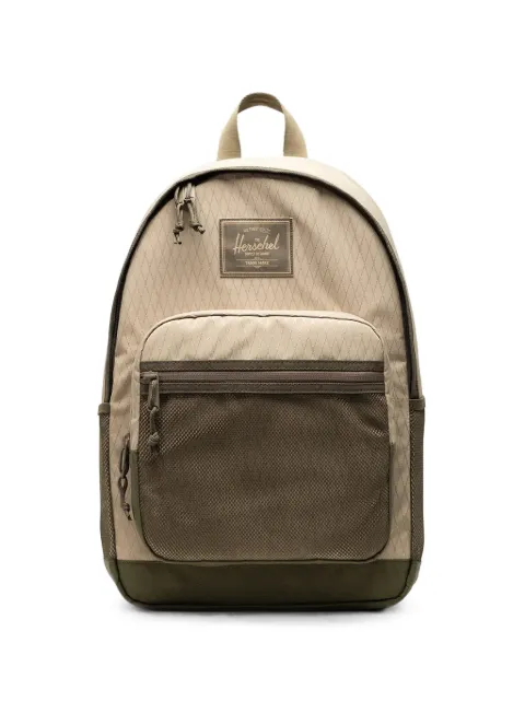 Herschel Supply Co. Kaine 28L logo-patch mesh-pocket backpack Neutrals 1181407792