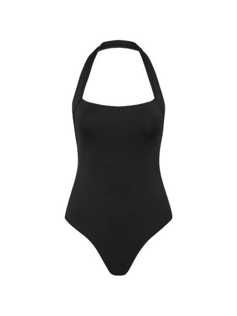 BONDI BORN Candice halterneck swimsuit Black EMM433WBLK
