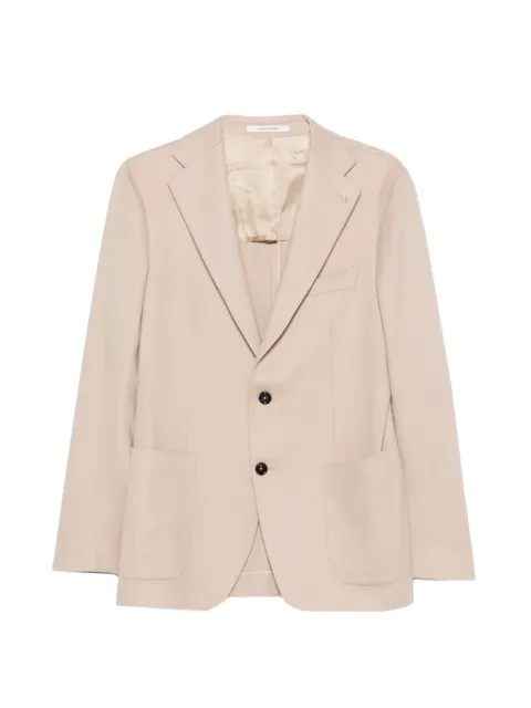 Tagliatore single-breasted notched-lapels jacket Neutrals A5070