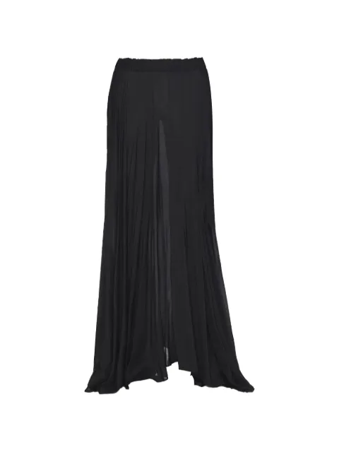 BONDI BORN Cremona pleated maxi skirt Black RTWSK523NTBLK