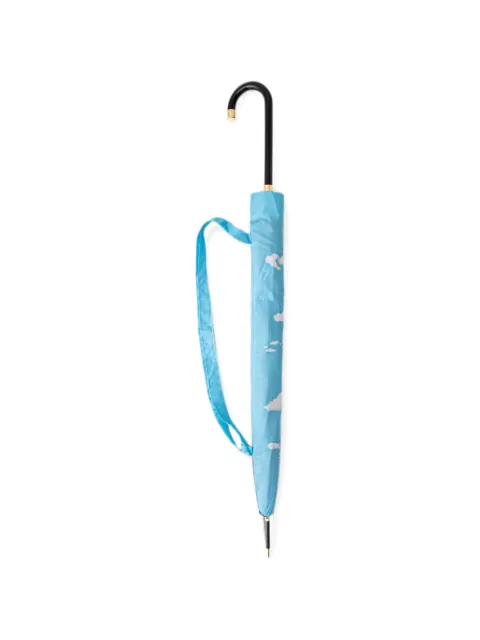 Moschino cloud-print umbrella Black 9300