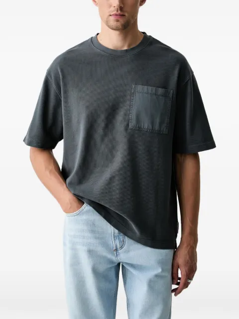 Marc O'Polo chest-pocket ribbed T-shirt Grey 5000010822