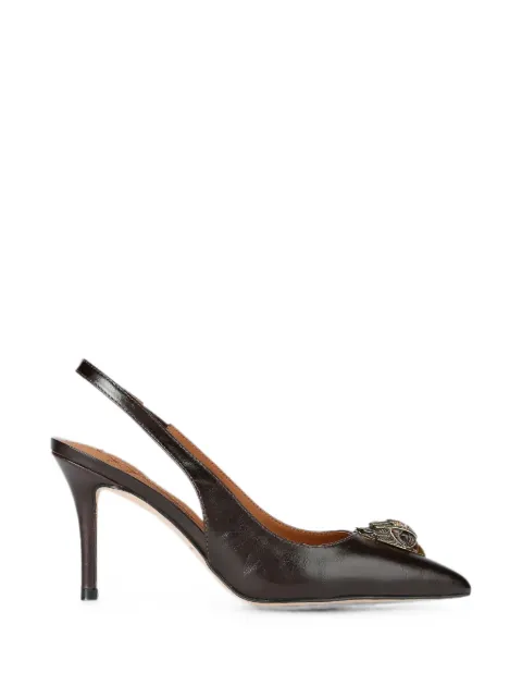 Kurt Geiger London Belgravia high sling back heels Brown 3422839109