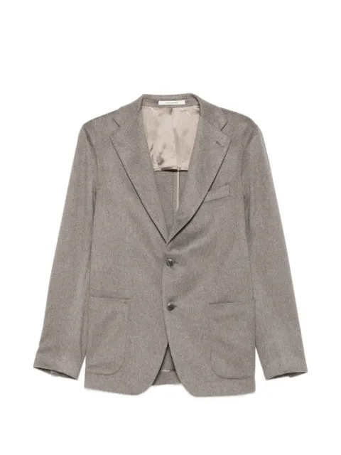 Tagliatore notched-lapel single-breasted blazer Grey 1SVS22K220013