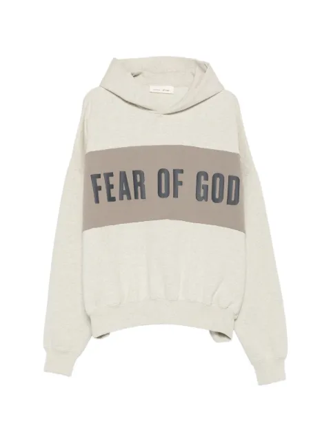 FEAR OF GOD ESSENTIALS logo-print hoodie Neutrals RW00283