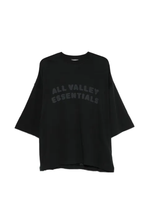FEAR OF GOD ESSENTIALS logo-print mesh T-shirt Black RW00278