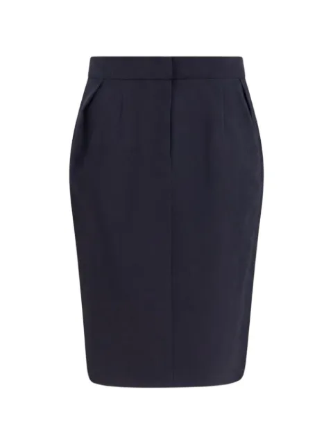 Magda Butrym pleated button-flap midi skirt Black 254726