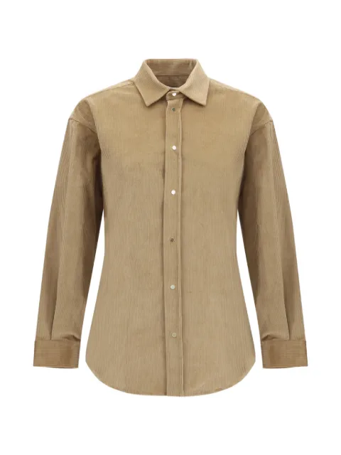 DARKPARK Anne long-sleeve shirt Neutrals WSH04FAC191